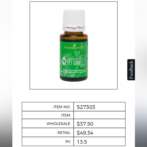 Set of the Young Living Pet Scents - Picture 2 of 4